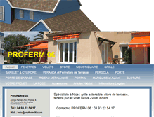 Tablet Screenshot of proferm06.com